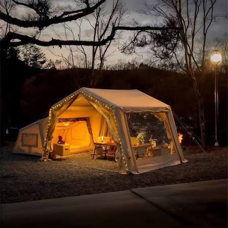 Inflatable Air Tent with Waterproof 3000mm PU Coating for Quick Setup in 10