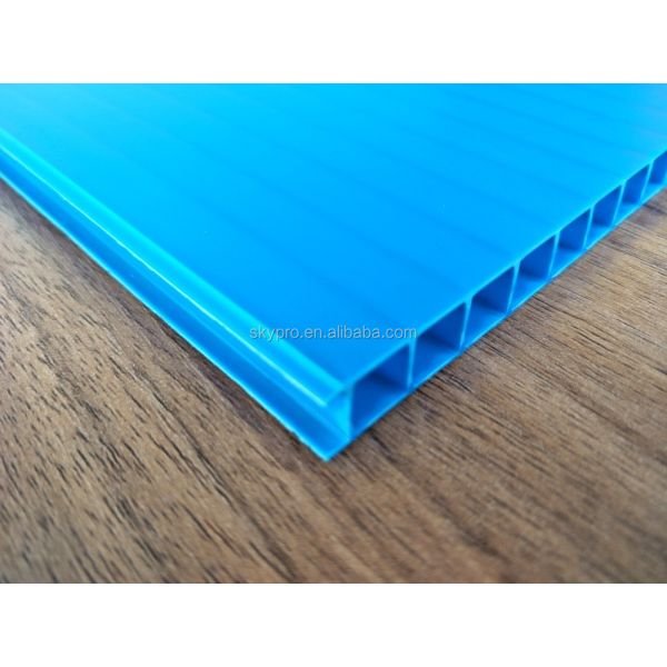 UV-proof Recyclable Waterproof Plastic Sheet Corrugated PP Sheet for Industrial Packaging