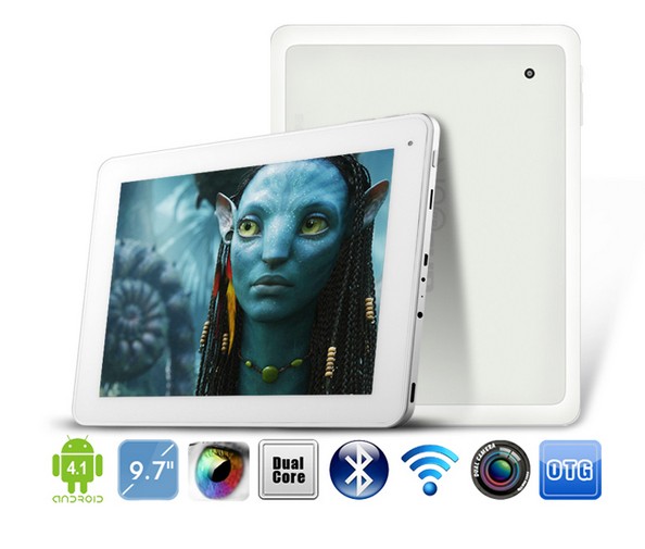 9.7inch Window N90FHD Tablet PC IPS Retina Screen 2048x1536 Android 4.1 Dual core 1.6GHz