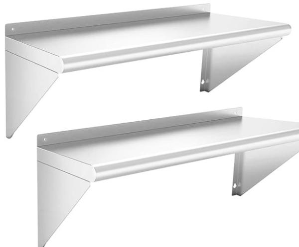 Wall Mounted Stainless Steel Shelf For Restaurant Kitchen Storage