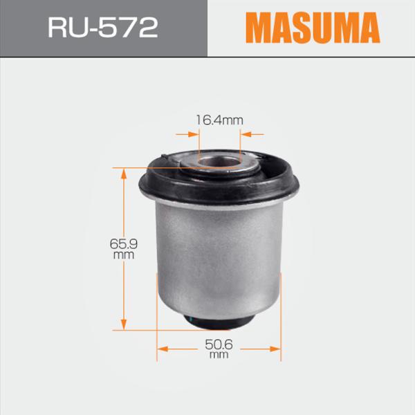 Suspension Bush RU-572 MASUMA Pompes à chaudière de réparation automobile V9X R51M MR992256 pour MITSUBISHI L200