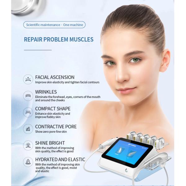 10 cartridges Hifu 7D Machine Body Face Lifting and HIFU 2 in 1 portable  rf face lifting skin tightening machine