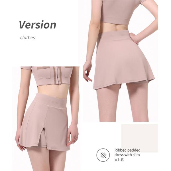 Лета заплатки выдержки юбки гольфа быстрых суша женщин юбка анти- тонкая короткая