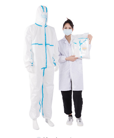 Type 5/6 Disposable Medical Protective Clothing Disposable Coverall Suit GB15979-2002
