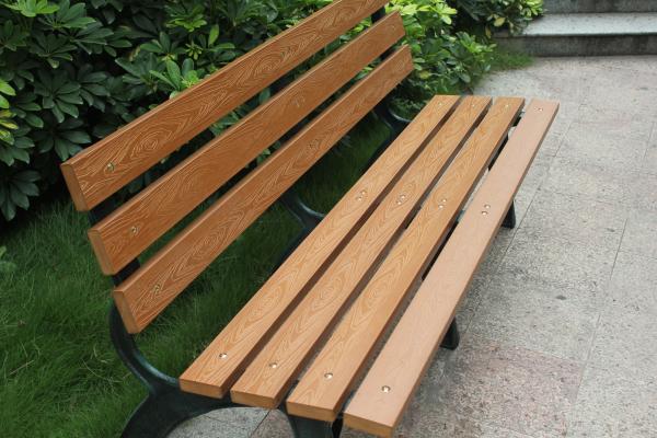 Bao Tuo outdoor thickening of cast iron park chairs lounge chairs red 1.5 meters BTC-042