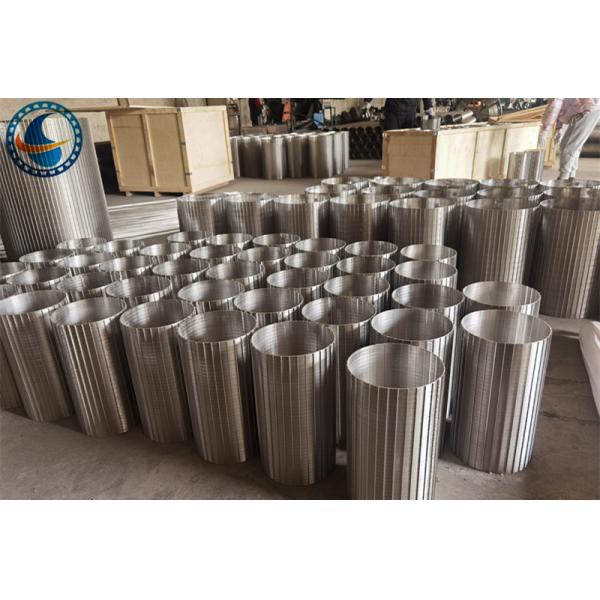 201 Stainless Steel Profile Reusable 25u Reverse Wedge Wire Screen Filter Element
