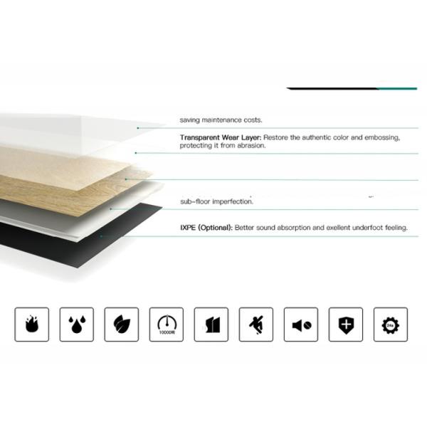 Современная квартира огнеупорная клик дерево смотреть SPC виниловый пол планка с современным дизайном