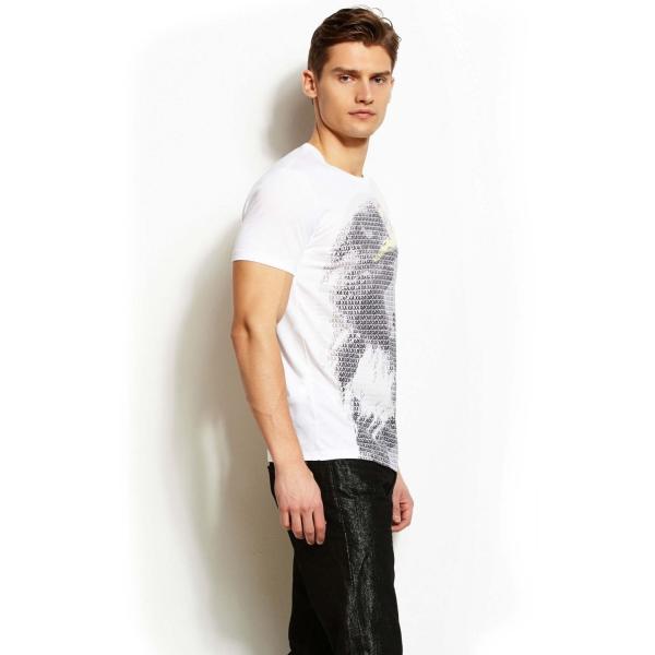 White Slim Fit Mens T Shirts