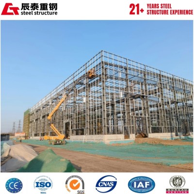 Pre-engineered Galvanized Steel Frame Factory Workshop with Insulated Wall Panels