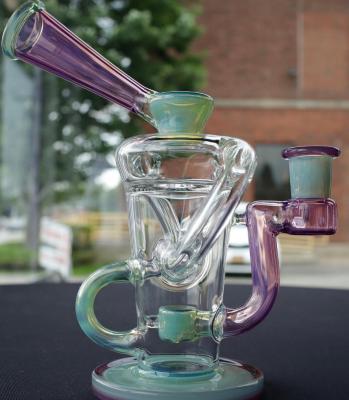 base grossa W/Arm Perc Tobacco Smoking do cachimbo de água da tubulação de água 9inch