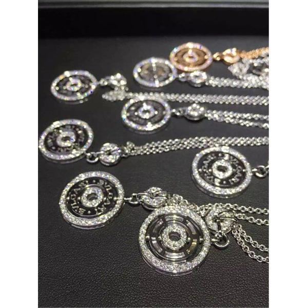 Real low price and high quality jewels B diamond  necklace 18k gold  diamond luxury low price jewel necklace