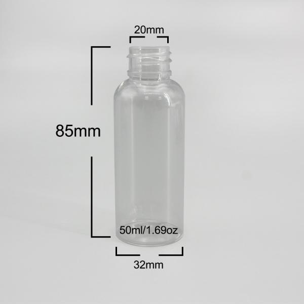 Transparent Toner Sunscreen 50ml PET Plastic Spray Bottle