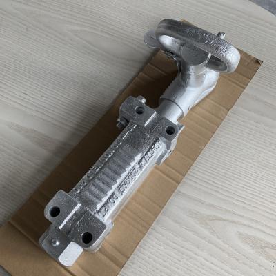 White Sturdy 50mm Ball Adjustable Trailer Coupler Steel Channel Mount Coupler