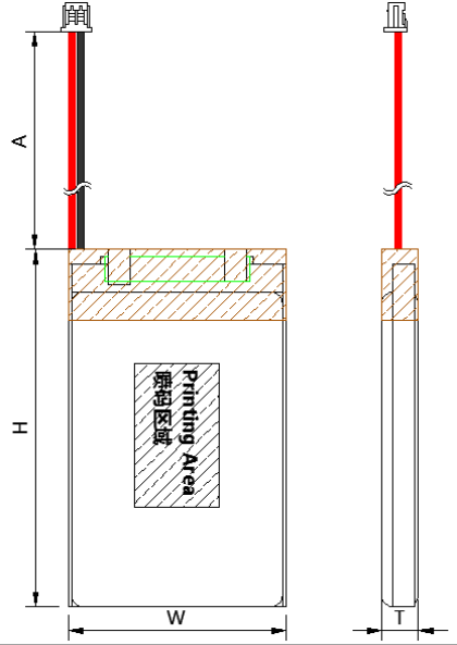 UNEMETECH 3.7V 250mAh перезаряжаемая литий-полимерная батарея 502030 для косметических устройств