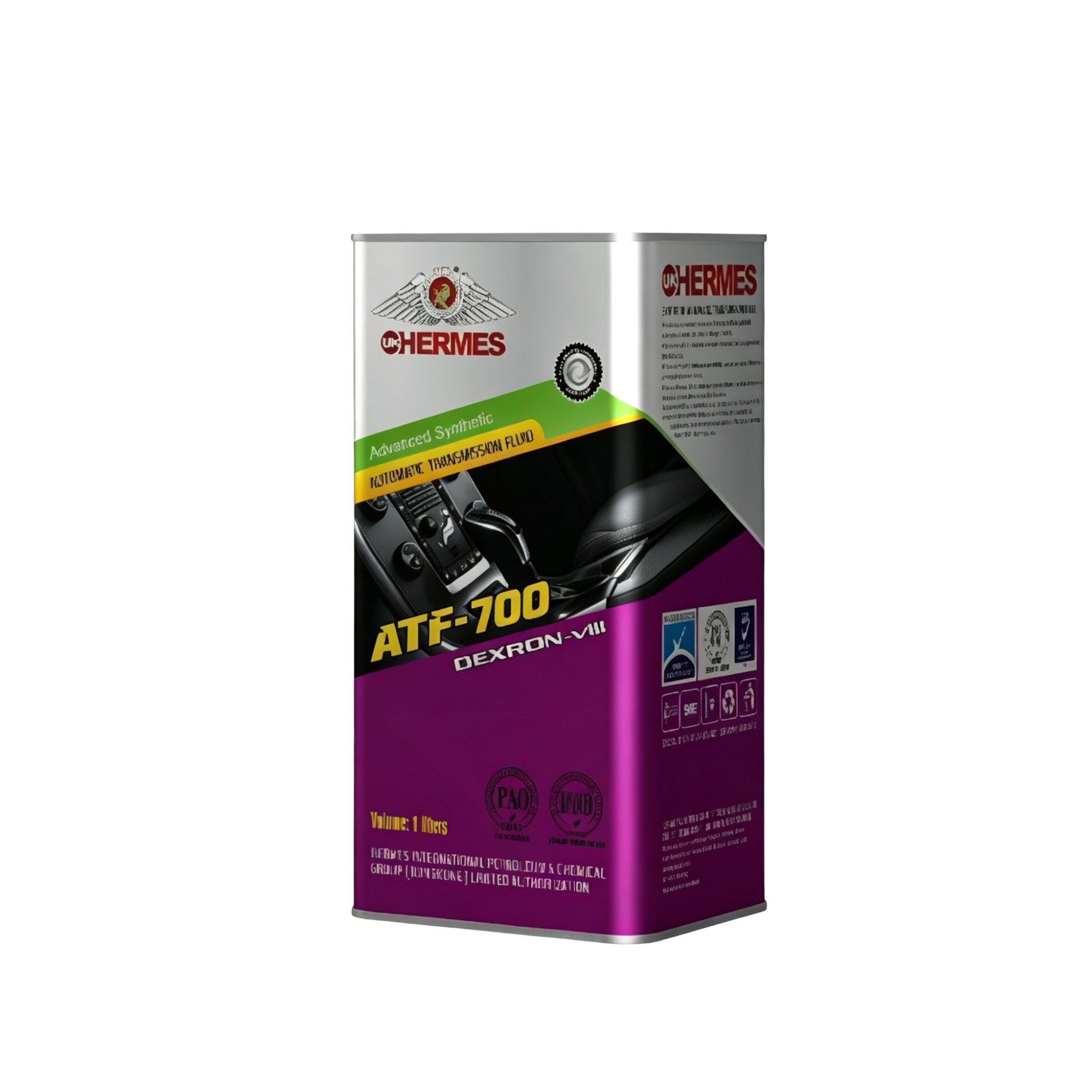 ATF-700 DEXRON-VIII Synthetic Automatic Transmission Fluid in 1L Metal Can