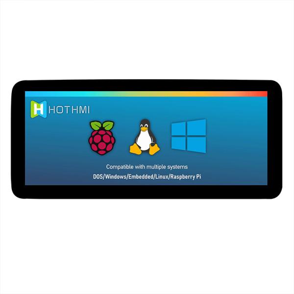 IPS TFT LCD Модуль HI 12,3 дюйма 1920x720 Солнечный свет Читаемый Pcap Монитор TFT Дисплей