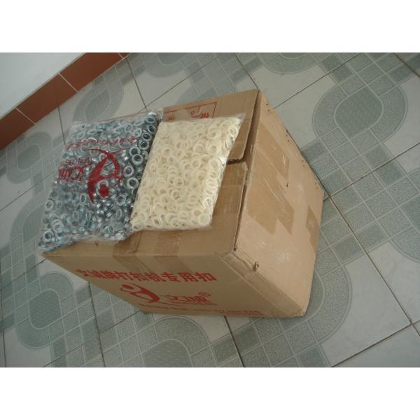 Plastic Metal Eyelet For Eyelet Punching Machine Automatic 13.5mm 1000sets Per Bag
