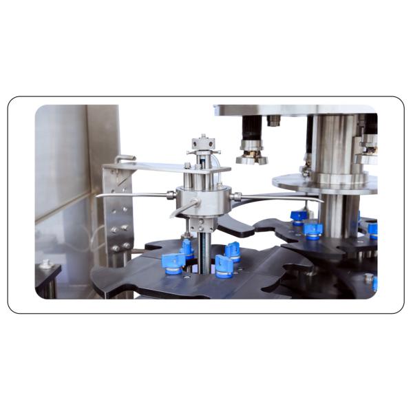 1-5L tambor de plaguicidas de cuatro cabezas máquina de tapón rotativo con control de Francia Schneider