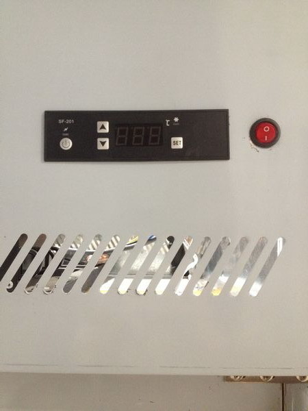 Stainless Steel Commercial Stand Up Freezer For Chicken With 2 / 4 / 6 Glass Doors