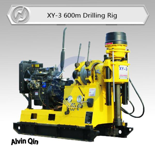 2016 latest model XY-3 water well and core drilling rig