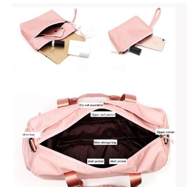 Сумка фитнеса спортзала плеча сухой мокрой сепарации одиночная