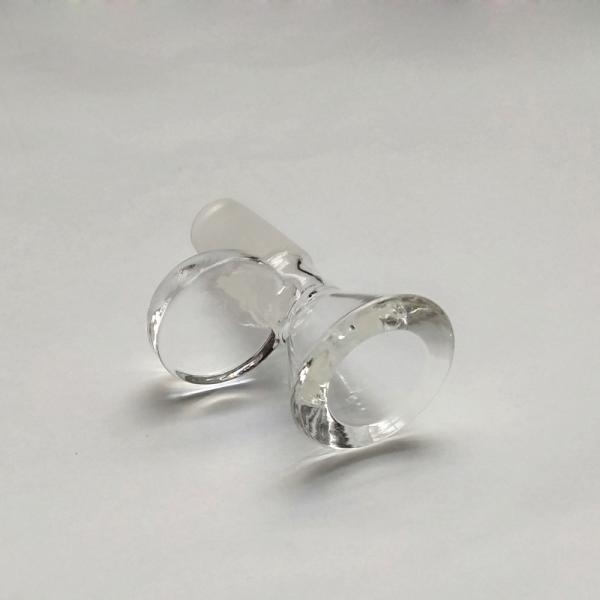 Male Joint Glass Bongs Accessories Thick Glass Bubbler Bowl For Adult