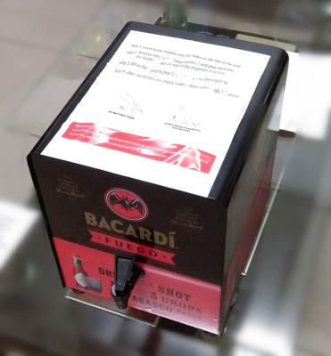 Wineplus Liquor Tap Machine 1800ml Inner Tank With Customized Sticker