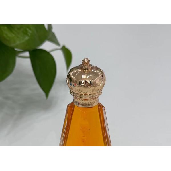 Customzied Elegant Gold Zamak Metal Perfume Cap Zinc Alloy Perfume Bottle Tops