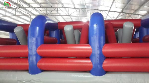 Commercial Inflatable Obstacle Course Combo Bouncer Jumping Castle Bounce House