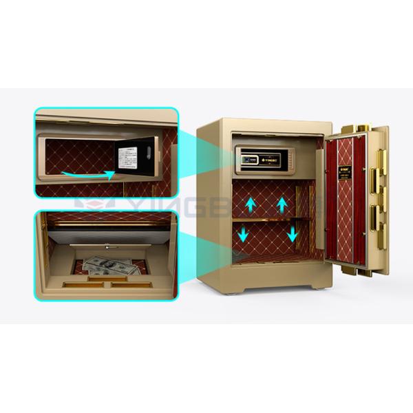 Banco de bloqueo de huellas dactilares caja fuerte comercial a prueba de fuego H680mm YB/ZY-60