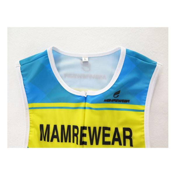Capacidade de costura padrão de Wicking do terno fresco da raça do Triathlon da roupa do Triathlon grande
