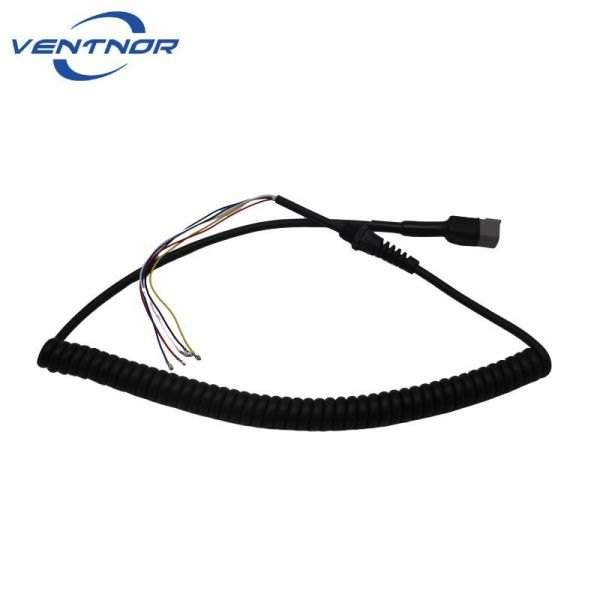 Aerial Work Platform Controller Coiled Cable Black Customized