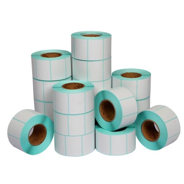 Waterproof Thermal Adhesive Labels Tear Resistant Thermal Transfer Labels Customized