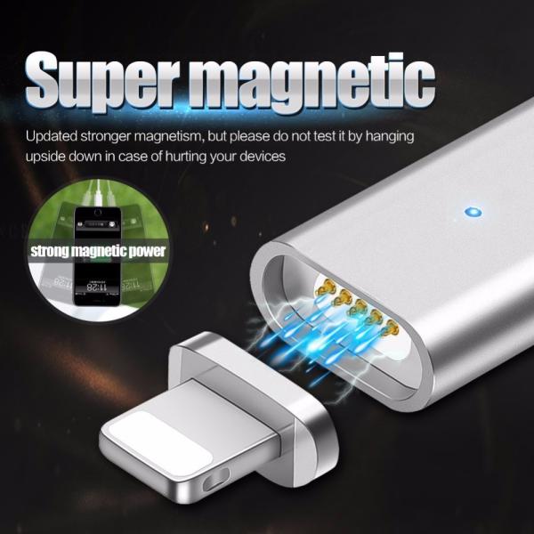 3 in 1 Magnetic Micro USB Data Cable , For iPhone Charger Cable