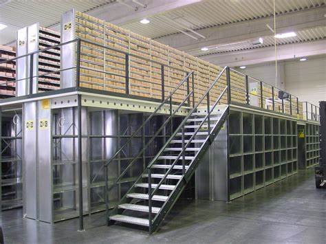 Adjustable Industrial Mezzanine Rack Steel Platform Warehouse Storage Systems Mezzanine Floor Racking System for Multi-Tier