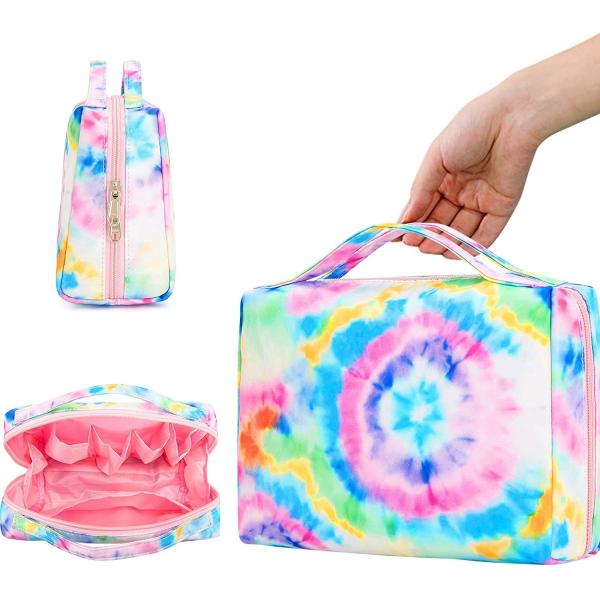 Shockproof  Durable Toiletry Bag Travel Makeup Bag Portable Cosmetic Bag Organizer for Women and Girls