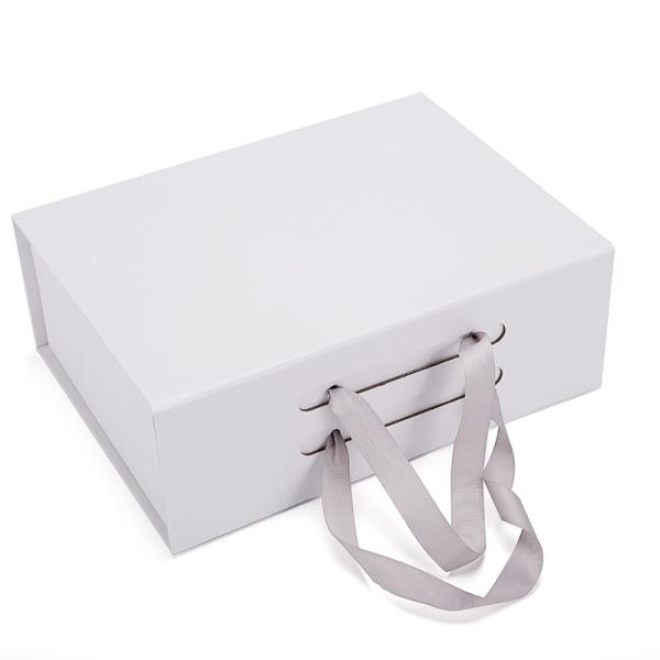 CMYK Printed Corrugated Cardboard Folding Gift Box / Rectangle Shape Cardboard Giftbox
