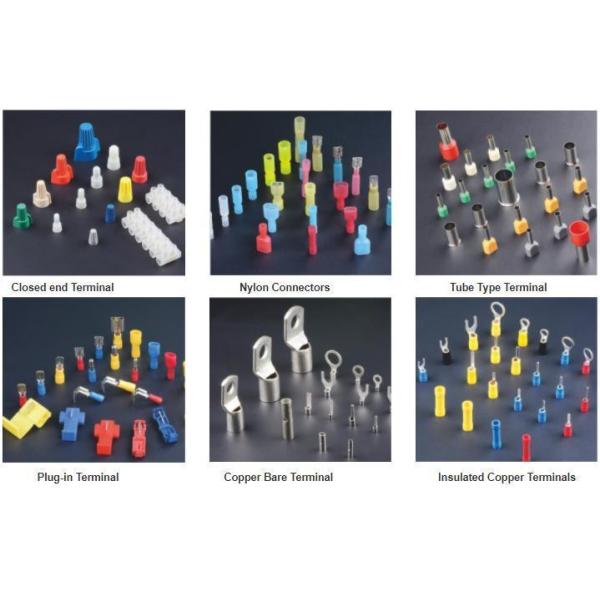 Полностью изолированные натуральные покрытия медной нейлоновой соединения мужского и женского терминального кабеля