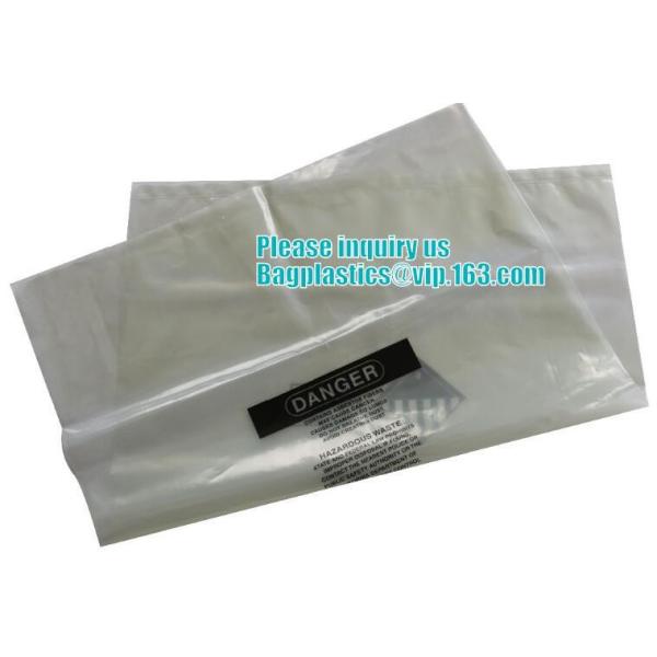 PE asbestos waste bags, Disposal Plastic Bag for Construction Waste, rubbish bag for asbestos fibers, bagplastics, bagea