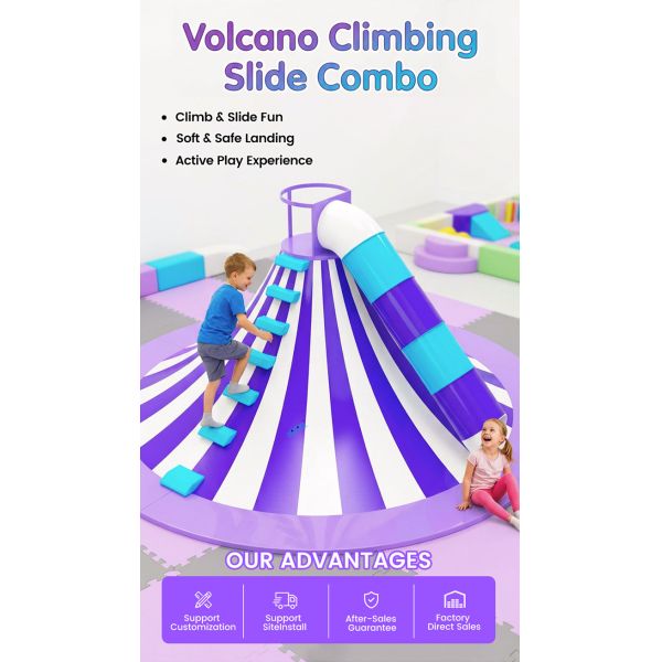 Wholesale Volcano Slide | Indoor Playground Soft Play Equipment