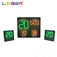 Tableau indicateur de Waterpolo de batterie de l'appui 12V avec l'horloge tirée