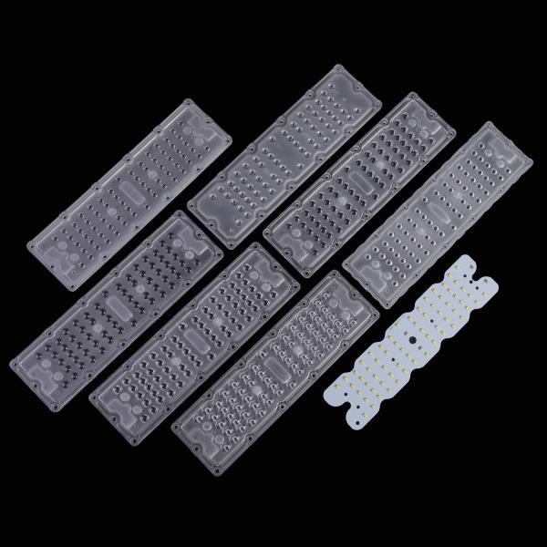 Matériel optique de lentille de PC résistant UV multi asymétrique de rangée