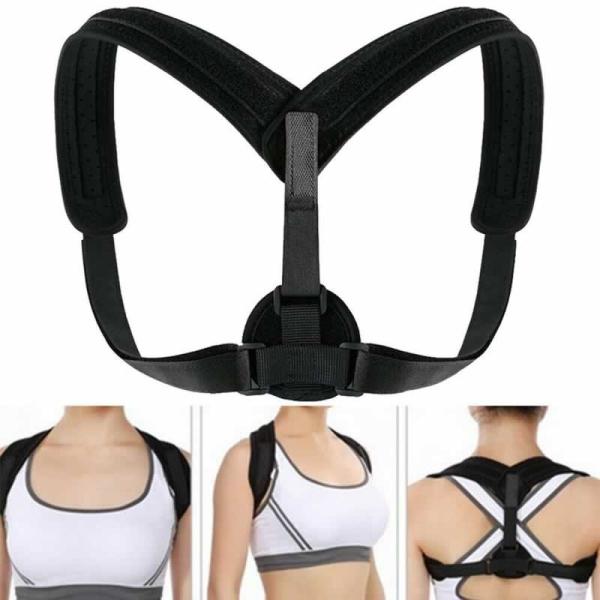Posture Corrector Fully Adjustable Breathable Posture Corrector Clavicle Chest Back Support Brace Which Improves Posture