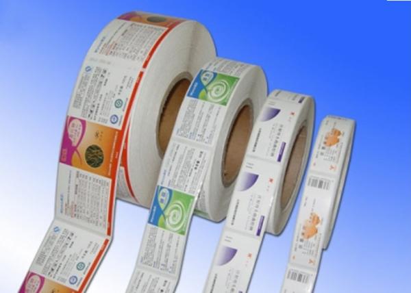 Heat Sensitive Adhesive Paper Stickers , Adhesive Label Paper For Protective Film