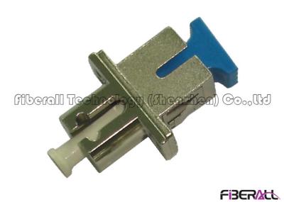 Simplex Hybrid Fiber Optic Adapter LC/PC To SC/PC Metal Body With Screw Holes