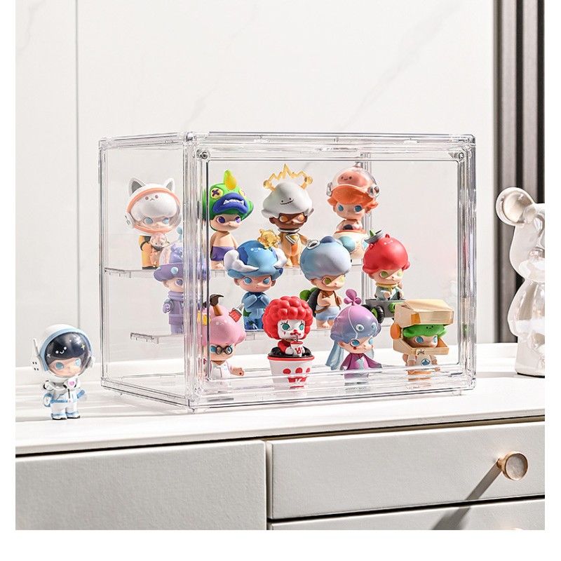 Custom Household Perfume Cosmetic Storage Box Transparent Display Shelf Desktop Skin Care Product Storage Box