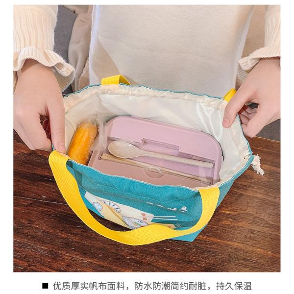 дети Bentgo сумки обеда Drawstring 600D Оксфорда портативные изолировали сумку обеда