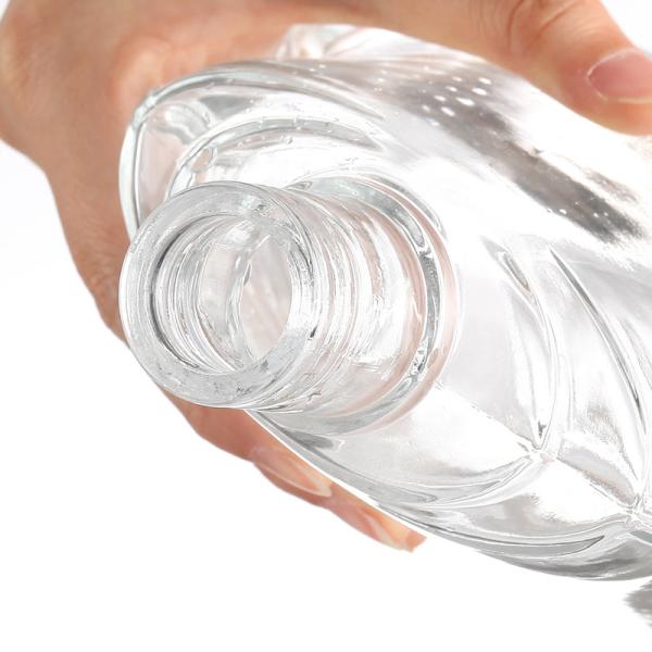 Super Flint Glass 300 ml 500 ml 750 ml Whisky Spirits Vodka Flasca para Tequila Liquor