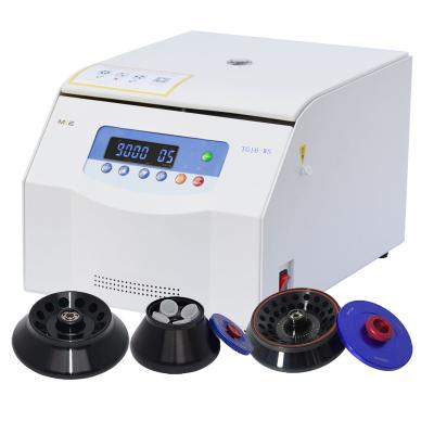 Centrífuga de laboratório de alta velocidade com rotores angulares