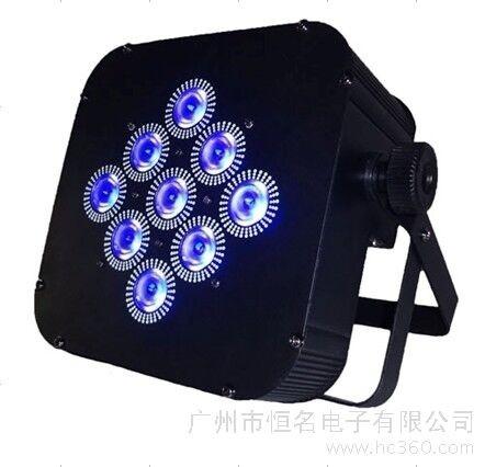 Black Box Led Mini Flat Par Light 15W 9PCS RGBWA 5in1 For Stage Decoration